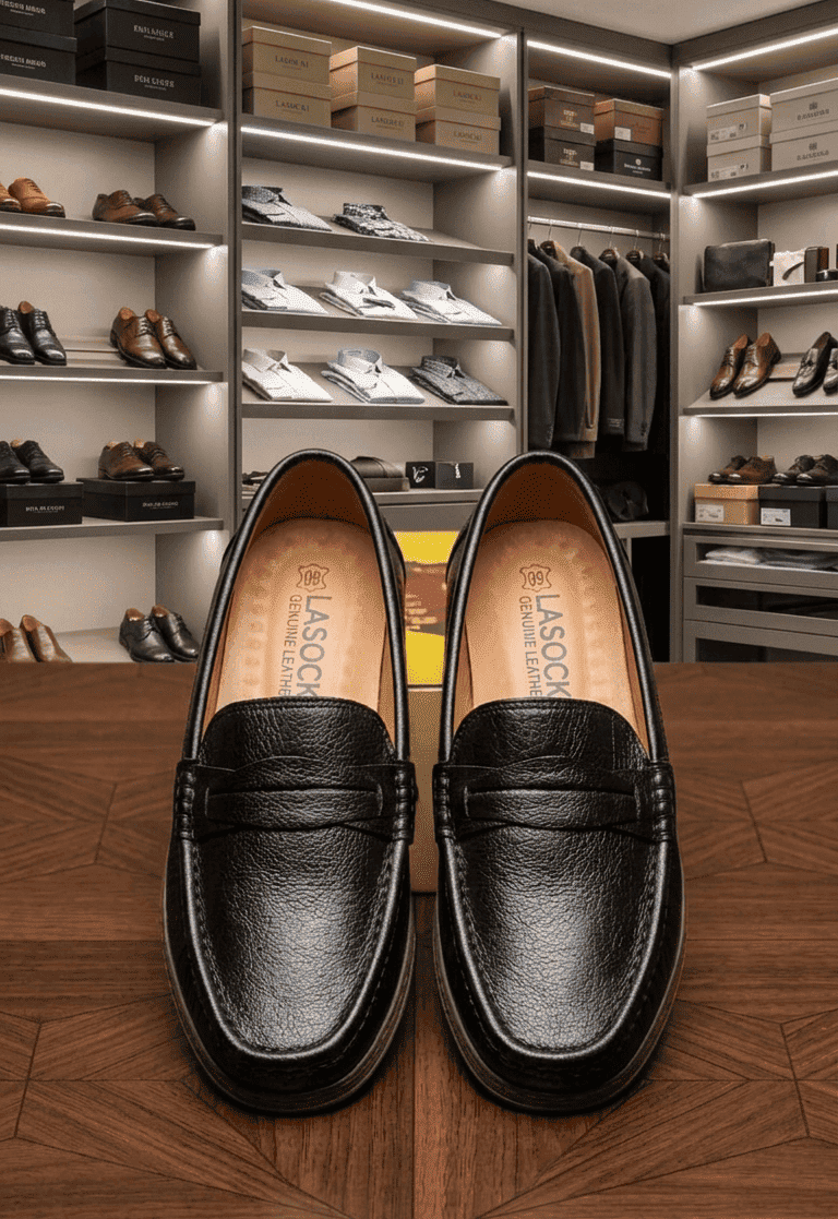 Premium Leather Loafers for Men – Elegant & Comfortable