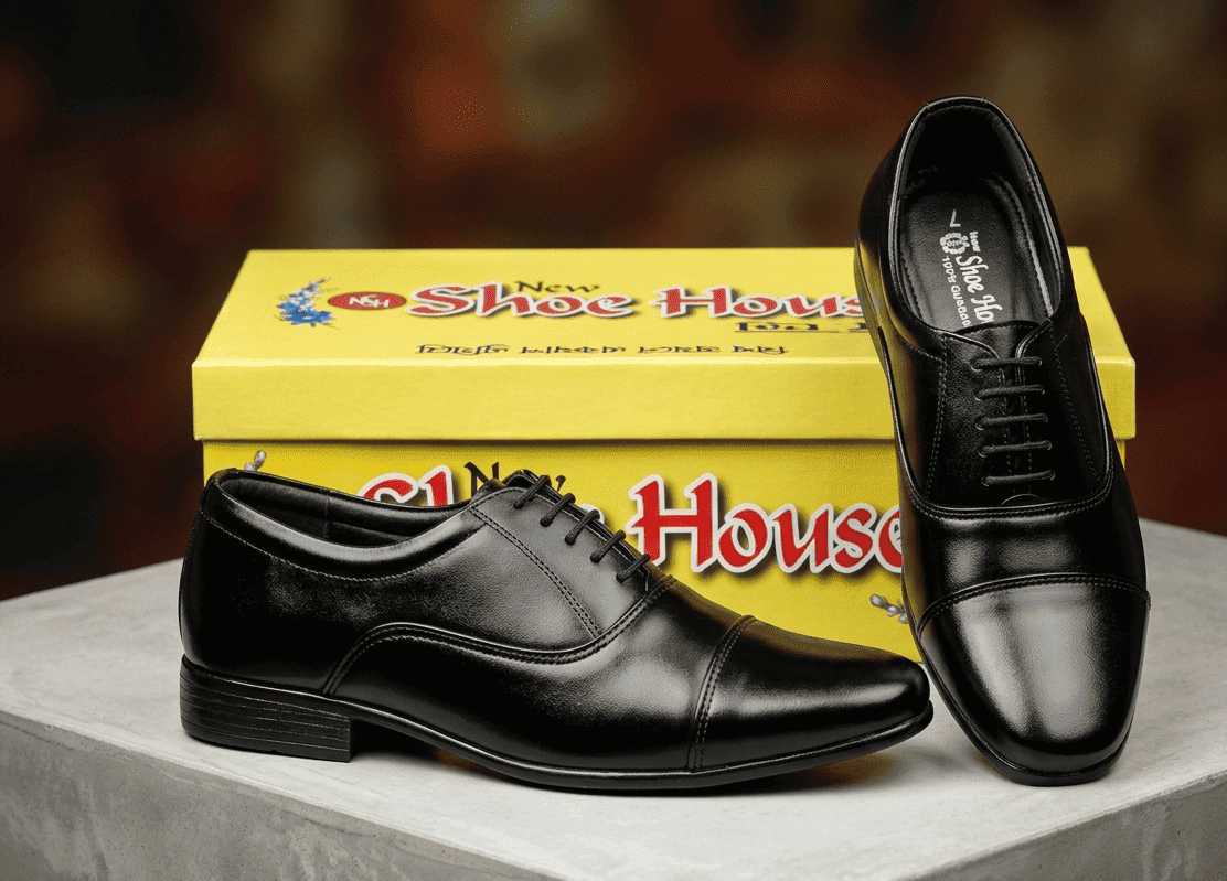 Premium Black Formal Oxford Shoes for Men