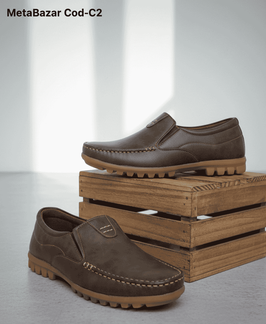 Premium Brown Leather Loafers for Men – Stylish & Durable Casual Shoes